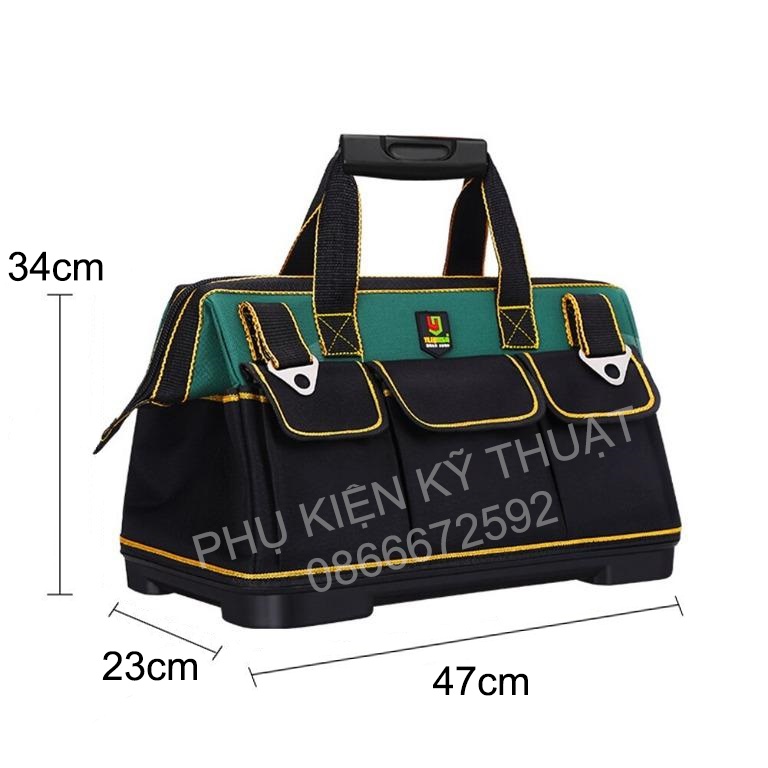 Túi đựng đồ nghề kỹ thuật 20inch đế cứng vải chống thấm nước