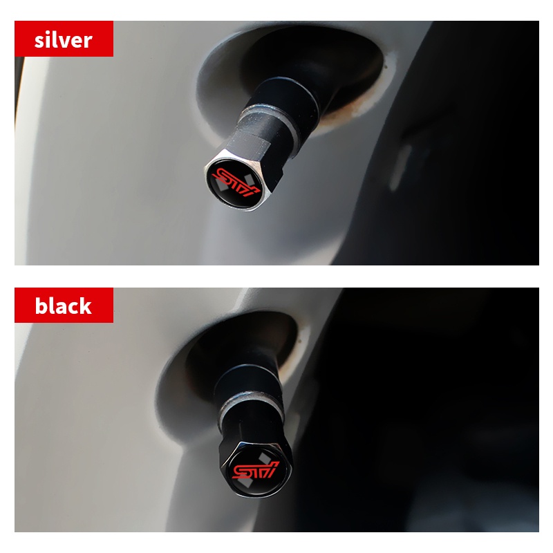 Set 4 Nắp Van Bánh Xe Hơi Subaru XV Legacy Forester Impreza XV STI WRX STI WRX