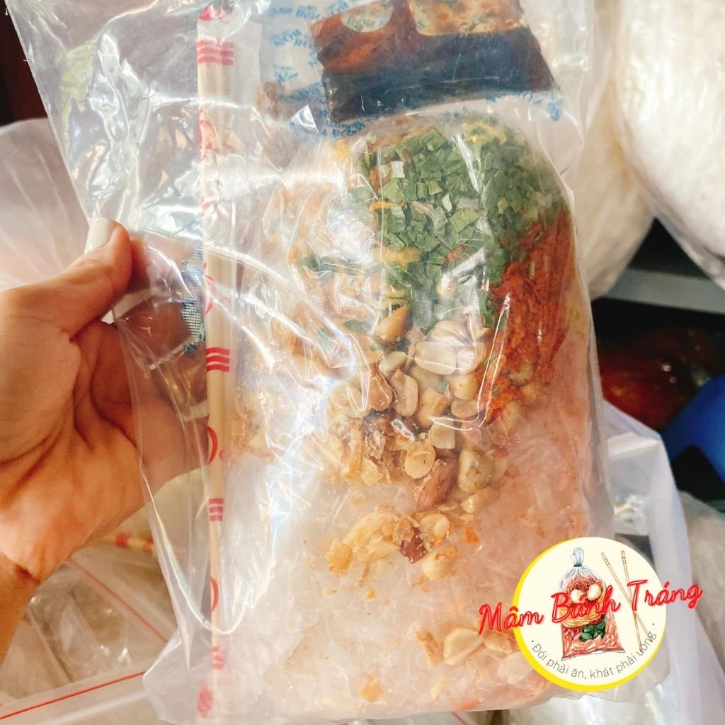Bánh tráng trộn siêu Topping Bon Bon bánh tráng tự trộn Tây Ninh bịch siêu to ăn mê ngay - 04100116