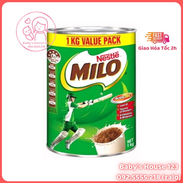 Sữa Milo Úc Hộp 1kg