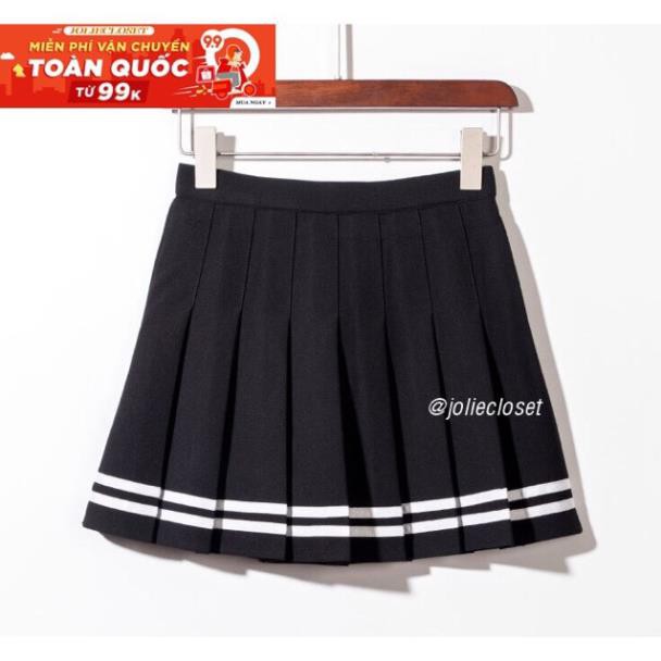 Chân Váy Tennis Váy Tennis Skirt Thủy Thủ Chữ A Dáng ngắn Váy Thiết Kế xếp ly *