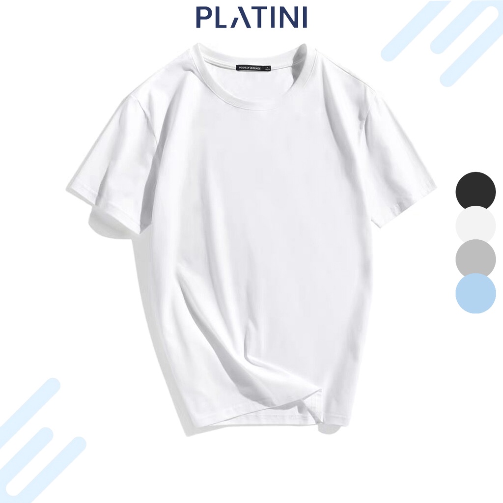 Áo phông trắng nam cộc tay basic Hamino cổ tròn cao cấp chất vải thun cotton co giãn 4 chiều siêu đẹp G