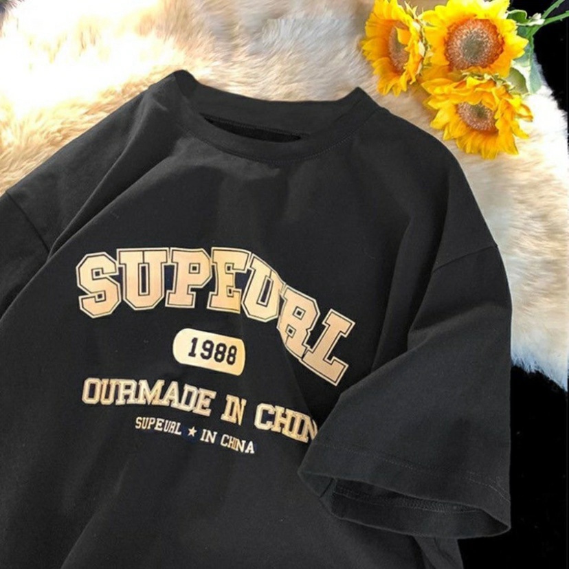 Áo Thun Unisex Nam Nữ Form Rộng Tay Lỡ In Chữ Phong Cách Mẫu Mới HOT - CLITUS