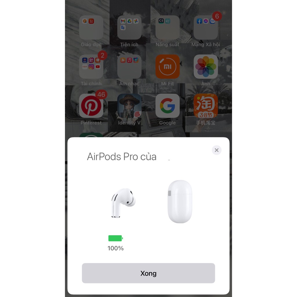 [Airpod Pro] Tai Nghe Bluetooth 🌟 Bản PRO LOUDA 1536U🌟- Bluetooth 5.0 - Đổi Tên, Định Vị