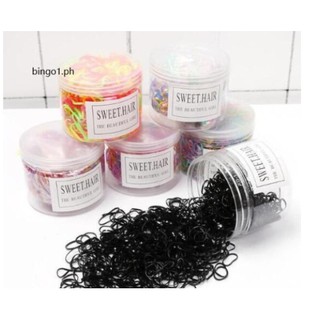 Set 500 Dây Buộc Tóc Co Giãn Nhiều Màu Sắc