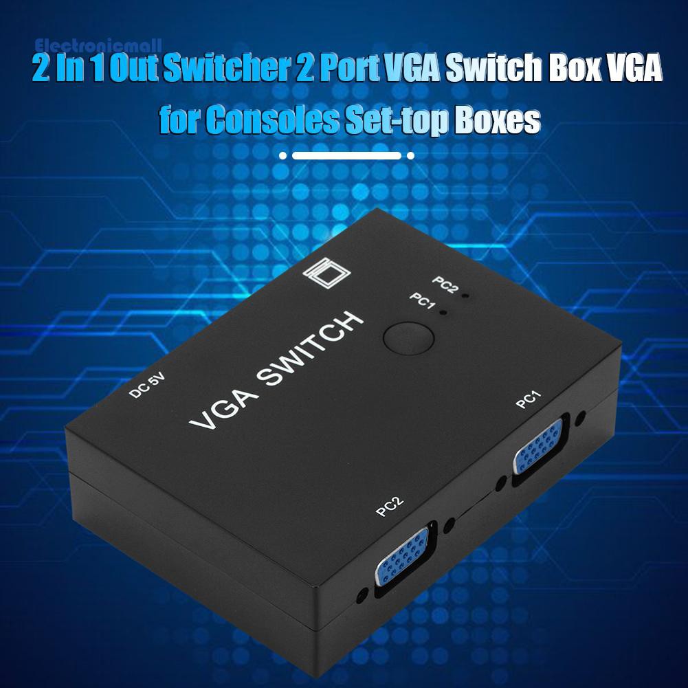 Bộ Chuyển Đổi 2 Trong 1 Vga 2 Cổng Vga 2 Trong 1