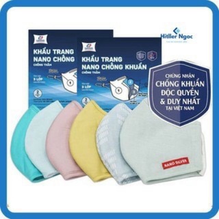 Khẩu trang vải hanvico Nano kháng khuẩn 35k/1 đôi