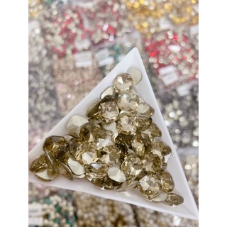 Set 10 Viên đá khối gắn móng, Đá vuông bo góc