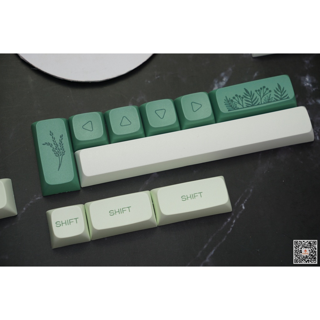 Keycap Garden PBT profile XDA in dyesub 144 nút cho bàn phím cơ layout 108/104/98/87/84/75/68/64/61