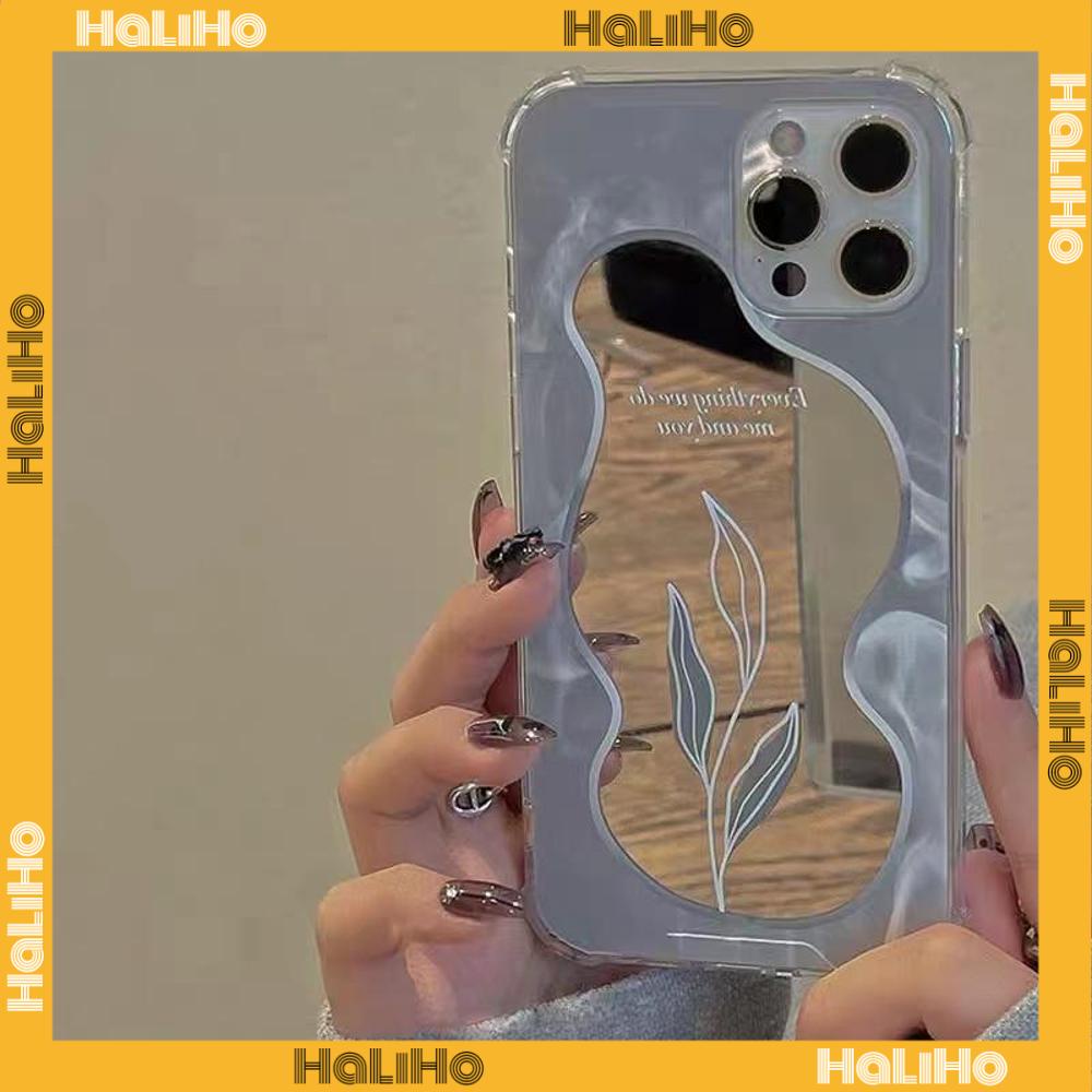 iPhone Case Acrylic HD Mirror Laser Airbag Shockproof Protection Camera Tulip Flowers Compatible For iPhone 11 iPhone 13 Pro Max iPhone 12 Pro Max iPhone 7 Plus iPhone xr xs max