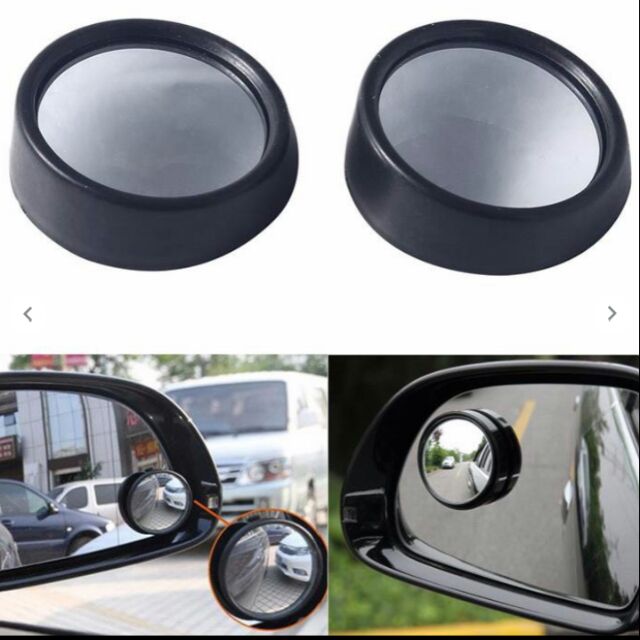 Combo 2 Gương cầu xoay 360 có viền xóa điểm mù ô tô - Bình An Auto