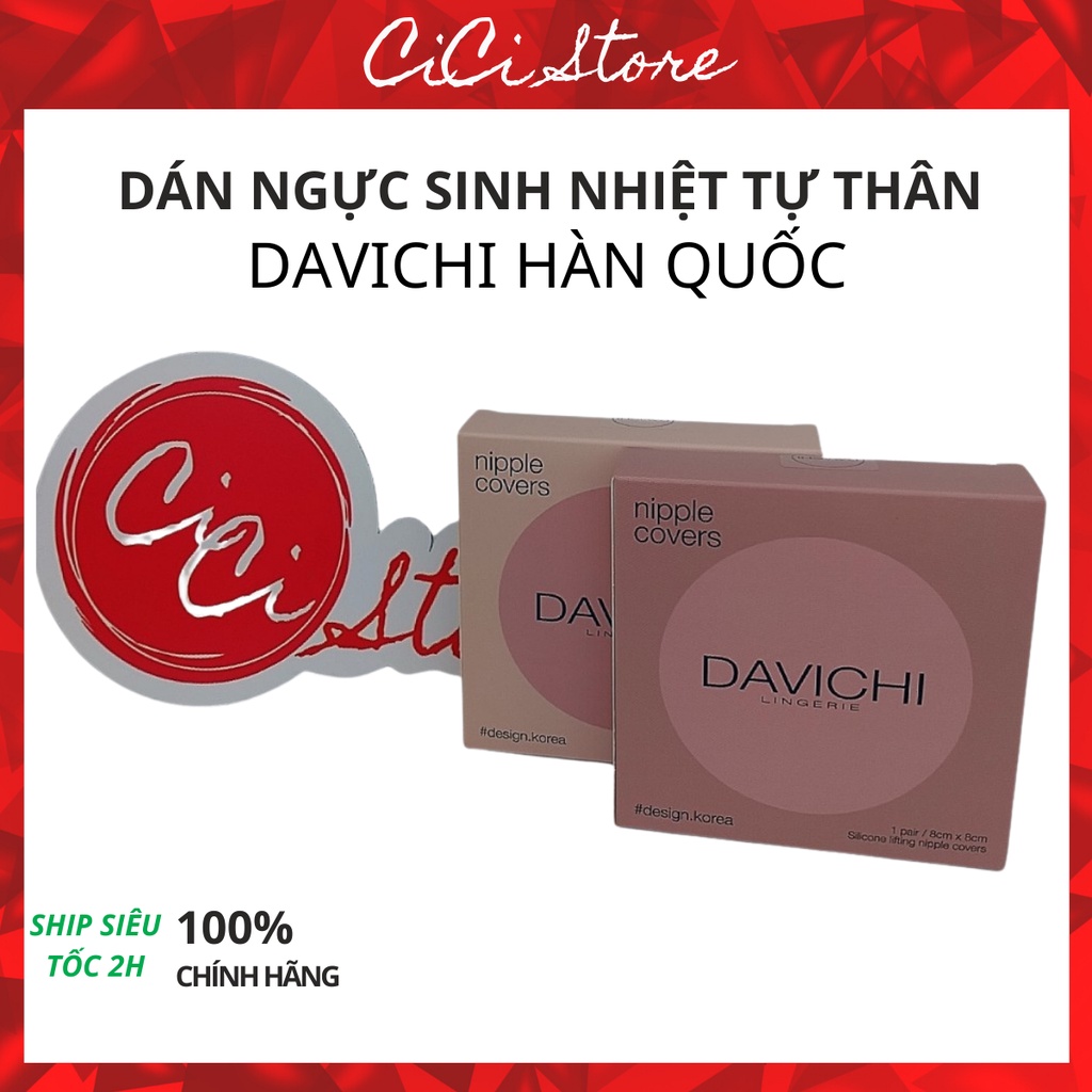 Miếng dán ngực sinh nhiệt tự thân bám dính, tái sử dụng DAVICHI