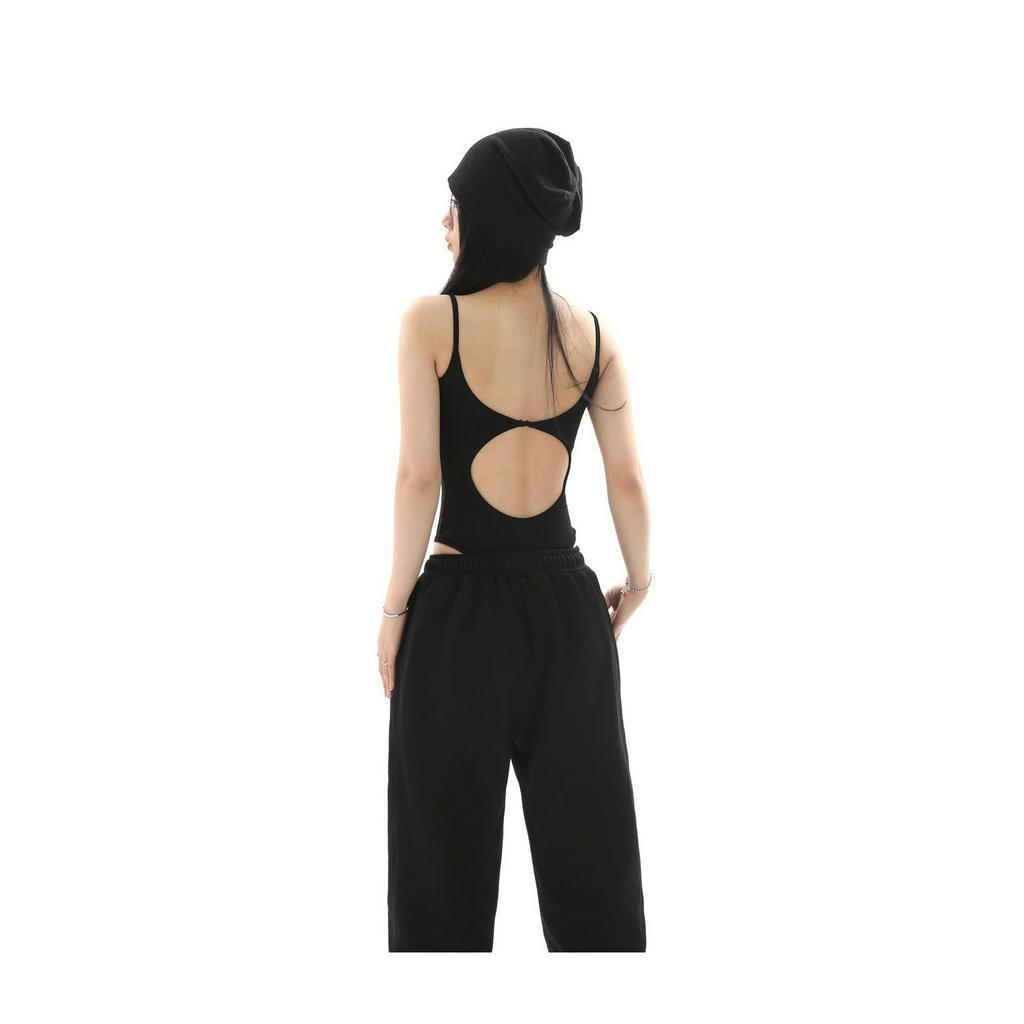 Áo Bodysuit Hai Dây RANSHI Thiết Kế Hở Lưng Sexy Áo Liền Thân Cut Out Khoe Lưng Gợi Cảm - RBS011