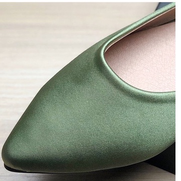 Giày búp bê vải satin cá tính , sang chảnh, nhẹ nhàng dễ di chuyển