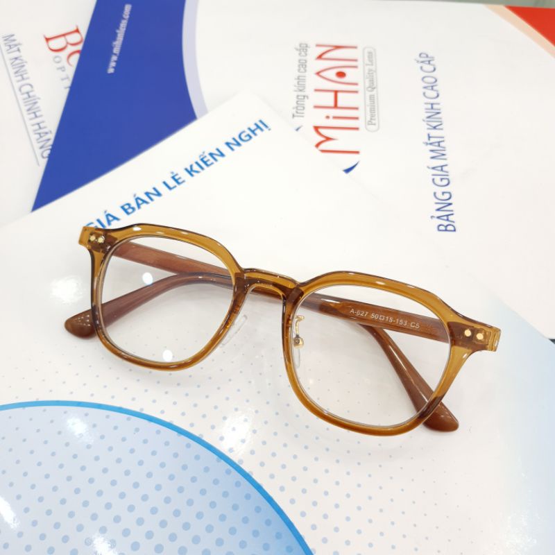 Gọng kính thời trang nam nữ + lắp tròng kính Cận Loạn theo yêu cầu