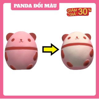 Squishy panda trứng đổi màu siêu mềm chậm tăng có bao bì s057 - ảnh sản phẩm 1