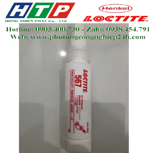 Loctite 567 loại 50ml keo dán làm kín ren màu trắng