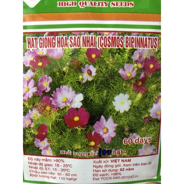 Hạt giống hoa Sao nhái Mix 100H   ☘️🌸
