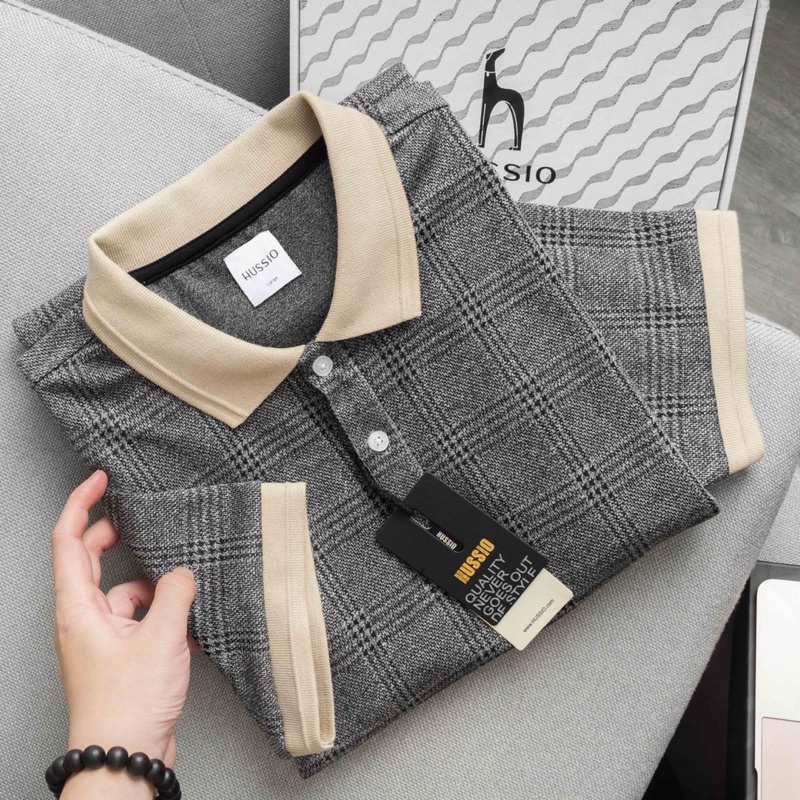 Áo polo nam cao cấp NARYAN vải cotton len siêu xịn, trẻ trung, năng động, chuẩn form - HUSSIO