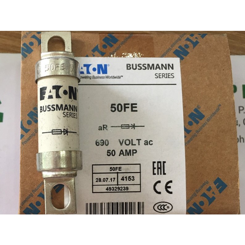 Cầu chì Bussmann 50A 690V 50FE