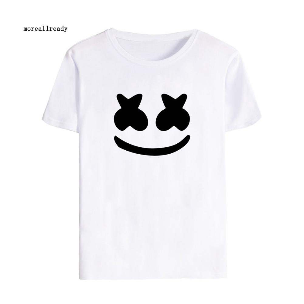 Áo thun ngắn tay Unisex in chữ DJ MARSHMELLO