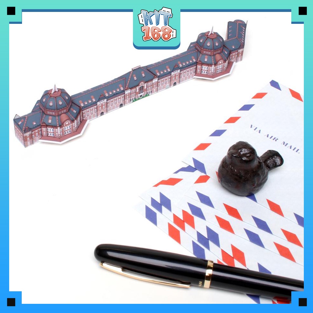 Mô hình giấy kiến trúc Tokyo Station Marunouchi Building Mini - Nhật Bản