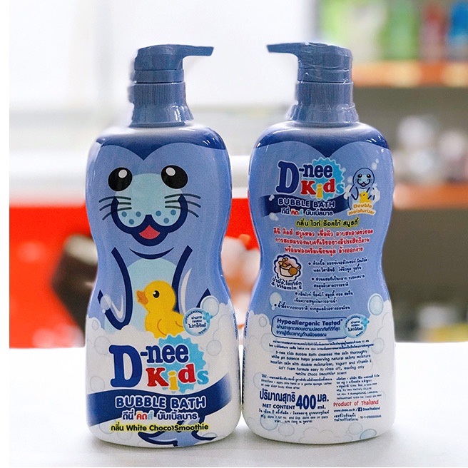 SỮA TẮM GỘI TRẺ EM D-NEE KIDS BUBBLE BATH THÁI LAN 400ML [MÀU TÍM]