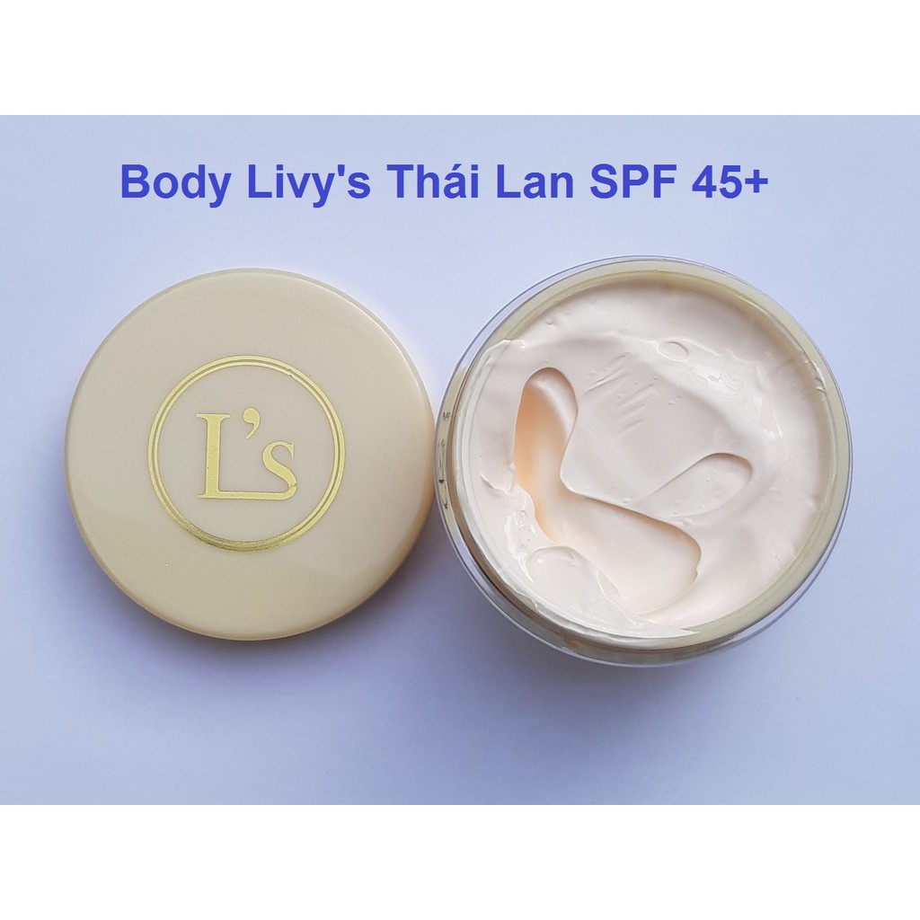 [250g] Kem Dưỡng Trắng da Toàn Thân Body Livy's Thái Lan SPF 45+
