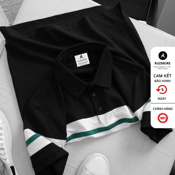 Áo Thun Nam Có Cổ Đẹp Chính Hãng Local Brand Trơn Cao Cấp Chất Vải Cá Sấu Co Giãn PL01 | BigBuy360 - bigbuy360.vn