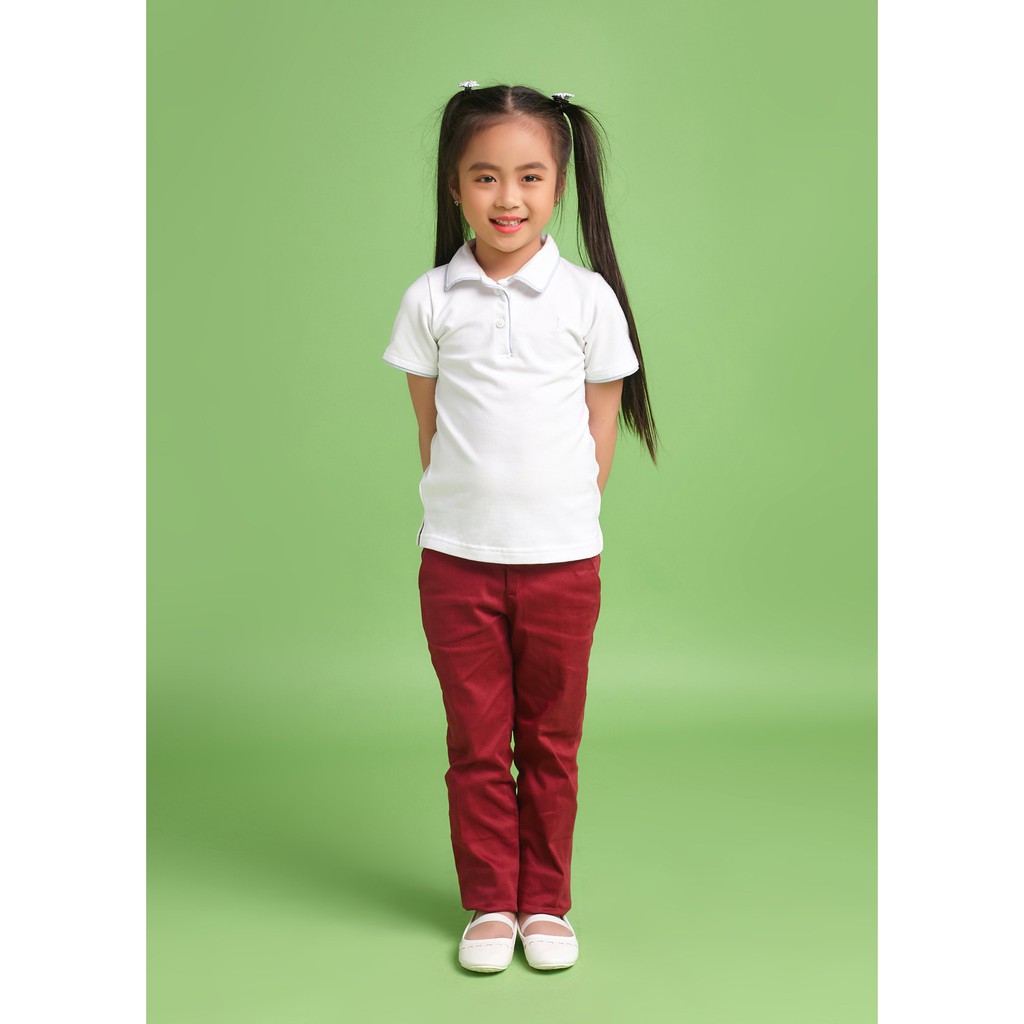Quần kaki dài bé gái đỏ từ 9kg - 35kg để đi chơi  QDG004 - JADINY