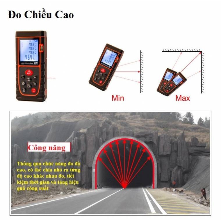 Máy đo khoảng cách cầm tay 80m