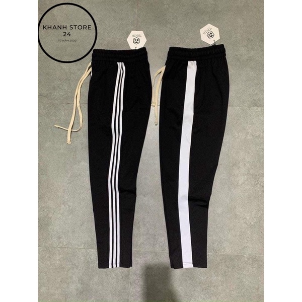 Quần jogger nam nữ thể thao, quần ống suông 3 sọc chất dày dặn, vải cao cấp Joger không xù không nhăn