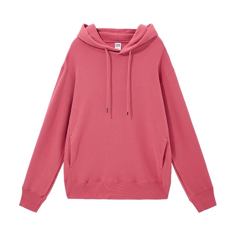 Áo Hoodie Nam Nữ Unisex Có Mũ, Áo Form Rộng Chất Liệu Nỉ Bông Trơn Nhiều Màu (Freesize) | WebRaoVat - webraovat.net.vn