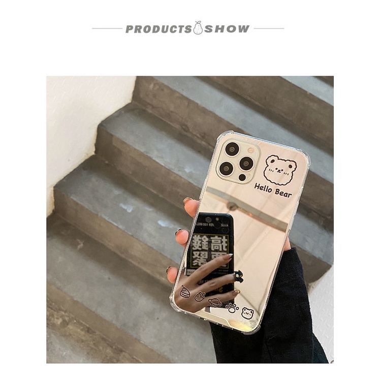 Ốp điện thoại tpu silicon mặt kính thích hợp cho iphone 11promax 12 pro max 7 plus 12 mini x xr xs max 7 8 plus se 2020