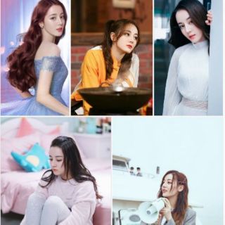 Poster khổ A4-A5-A6 Địch Lệ Nhiệt Ba - Dilraba tự do chọn mẫu ( Mua 2 tặng 1 )