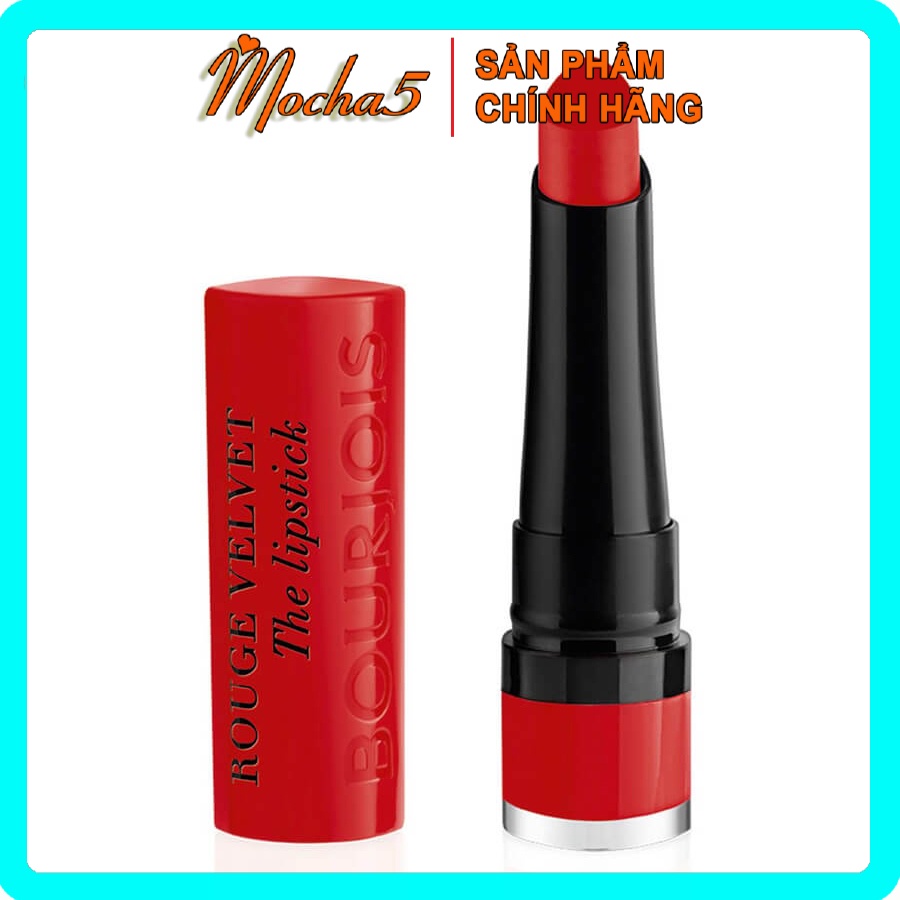 Son thỏi BJ BOURJOIS Lipstick lì môi, lên chuẩn màu Pháp thỏi 07 màu Đỏ Cam