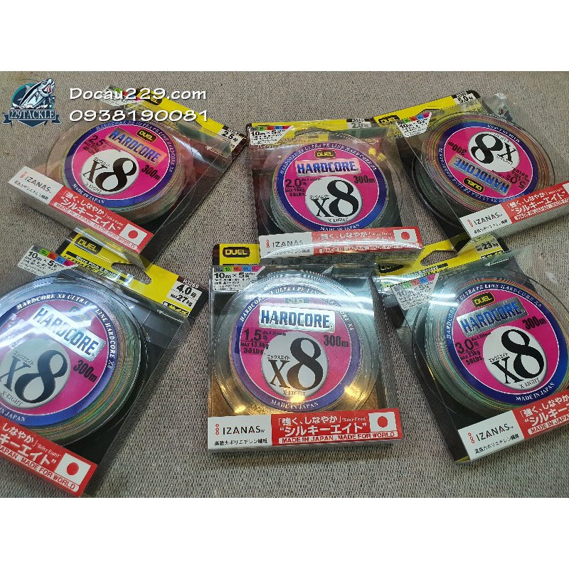 Dây Pe Duel Hardcore 8X