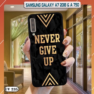 Ốp lưng nhám in hình 3d samsung galaxy a7 2018 / a 750