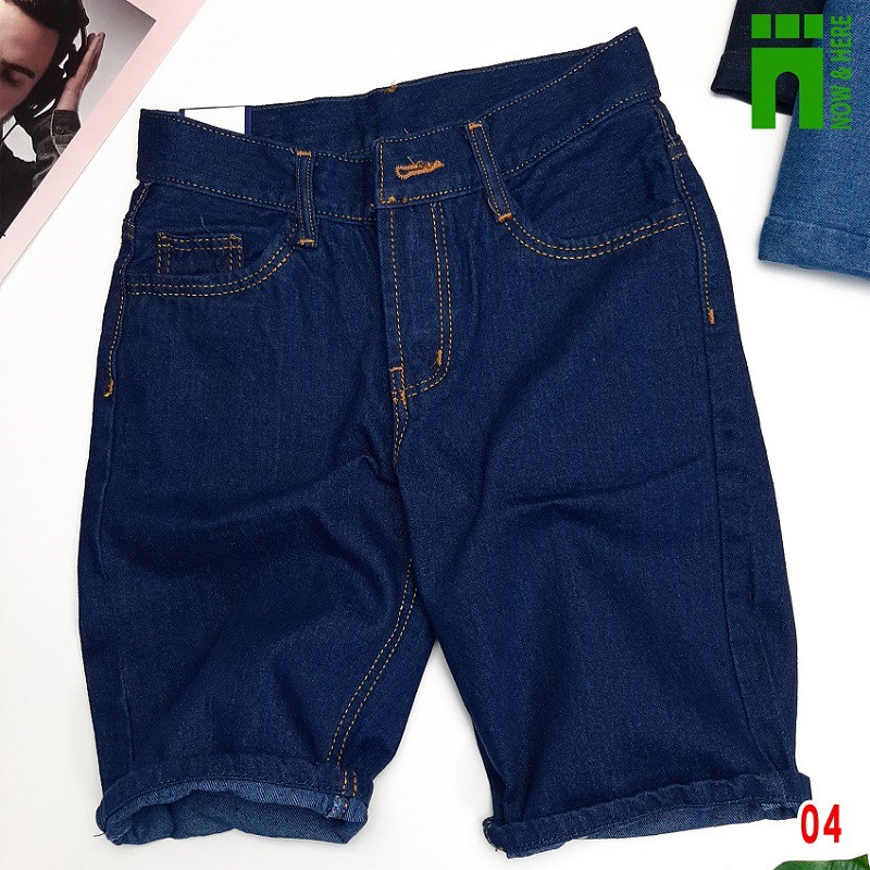 [Mã SR11JUNE5 giảm 20K đơn 50K] Quần short jean nam có SIZE ĐẠI từ 45kg đến 100kg - quần ngố nam bigsize - NH Shop | BigBuy360 - bigbuy360.vn