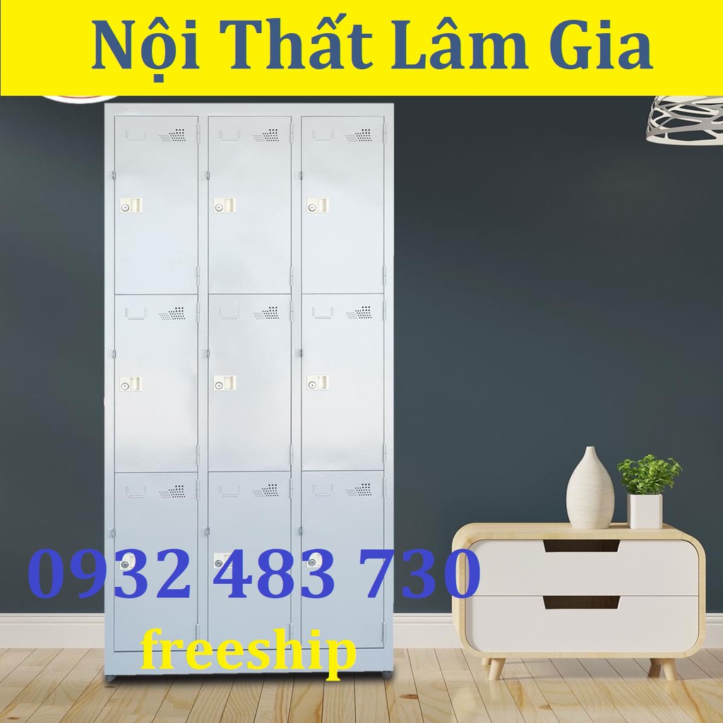 Tủ sắt hồ sơ văn phòng 3 luồng cao cấp