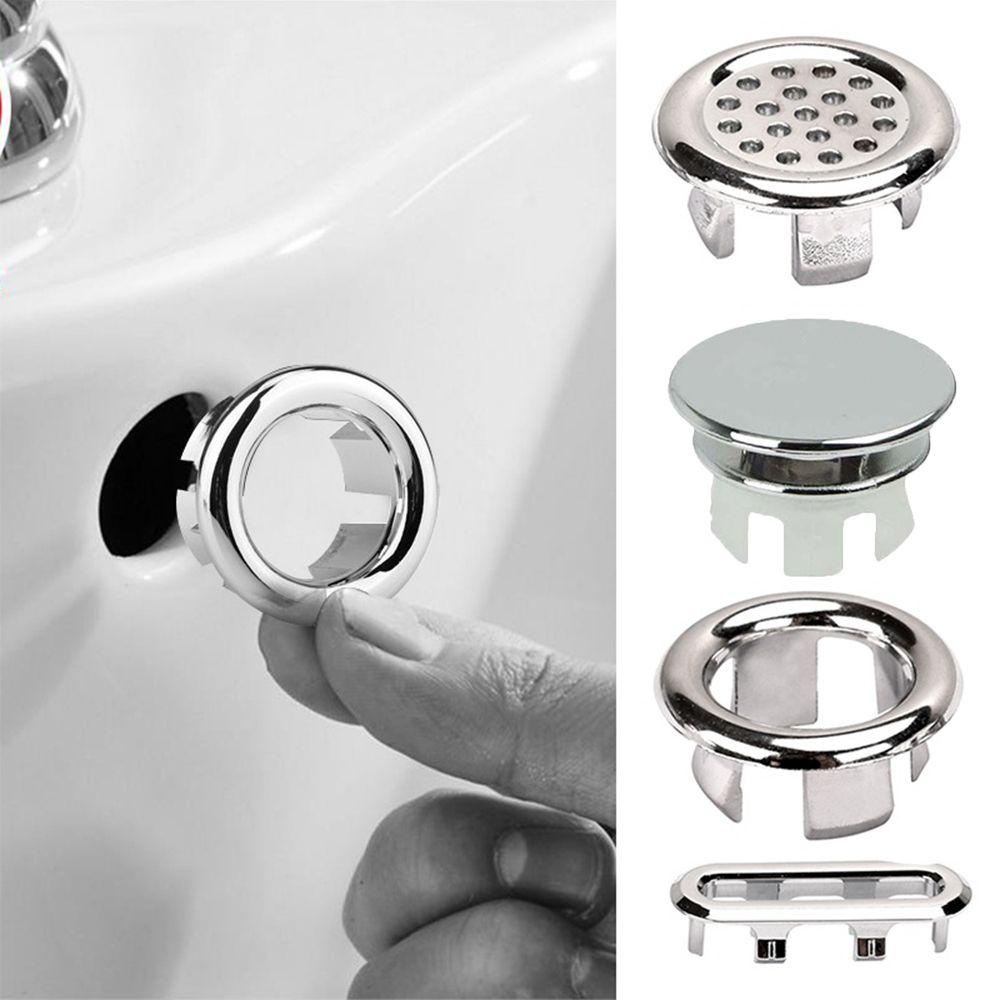 Vỏ Bọc Lỗ Thoát Nước Bồn Rửa Chén Hình Tròn Bằng Chrome Tiện Dụng Cho Nhà Bếp / Phòng Tắm