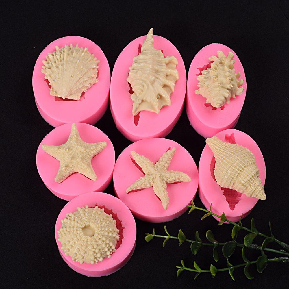 JANE Khuôn Silicone Làm Bánh Hình Sao Biển Xinh Xắn