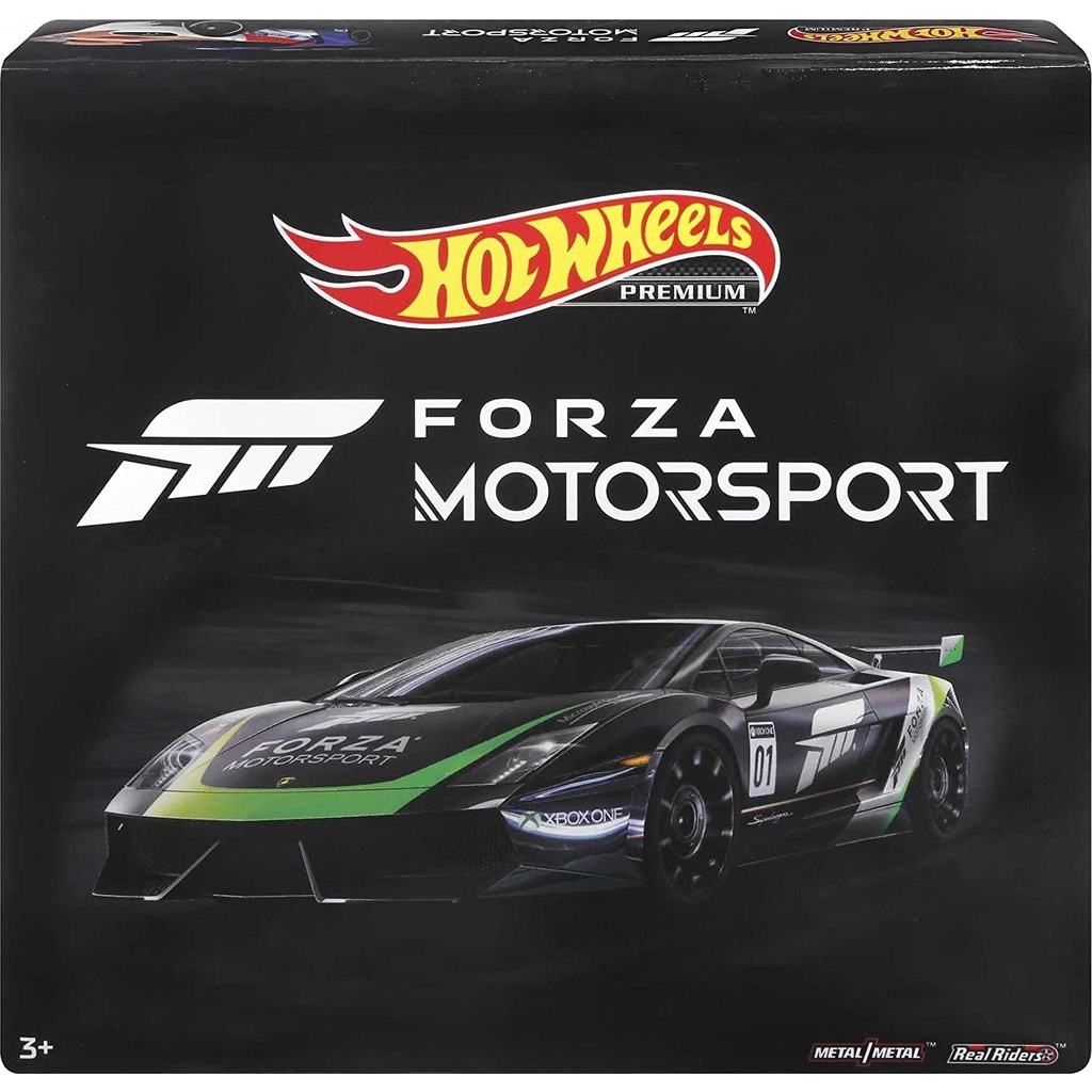 (Premium bánh cao su) Bộ 5 Xe mô hình Hot Wheels 1/64 Premium Box Forza 5-Pack (new)