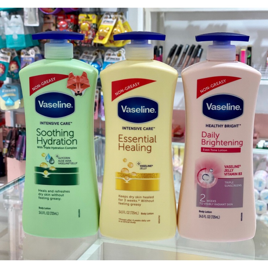 Sữa Dưỡng Thể Làm Trắng Da Dưỡng Ẩm Chống Nắng Vaseline Heathy White 725ml Vala Store