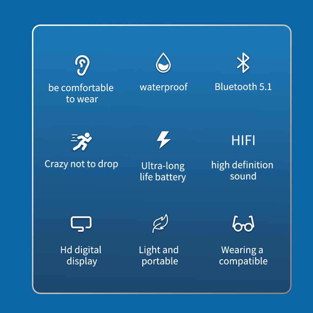 Tai Nghe Nhét Tai Bluetooth Có Thể Sạc Lại Kèm Mic Cho Điện Thoại