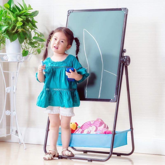 bảng vẽ trẻ em 2 mặt từ tính, thông minh học vẽ hai mặt có từ tính xoá dễ dàng không bám bụi