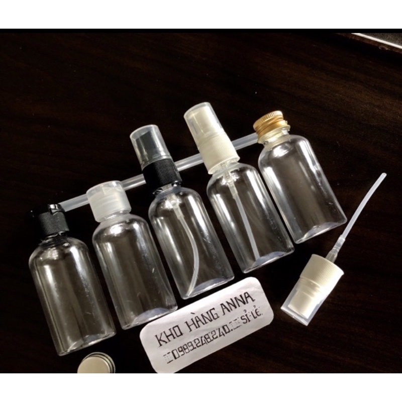 chai chiết 50ml- chai chiết mỹ phẩm dễ thương