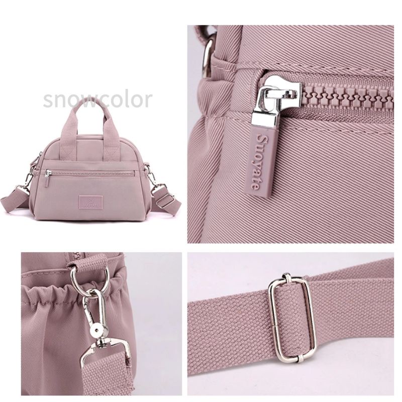 Túi Đeo Chéo Canvas Chống Nước Phong Cách Hàn Quốc Cho Nữ Beg Tangan Wanita Murah Cantik Beg Silang Perempuan