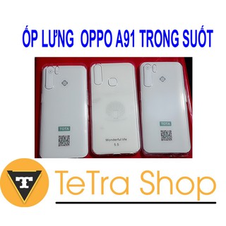 ỐP LƯNG  OPPO A91 TRONG SUỐT