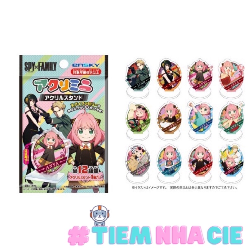 [Tiệm nhà Cie] [SẴN] Standee nhân phẩm SPYxFAMILY Nhật Bản chính hãng
